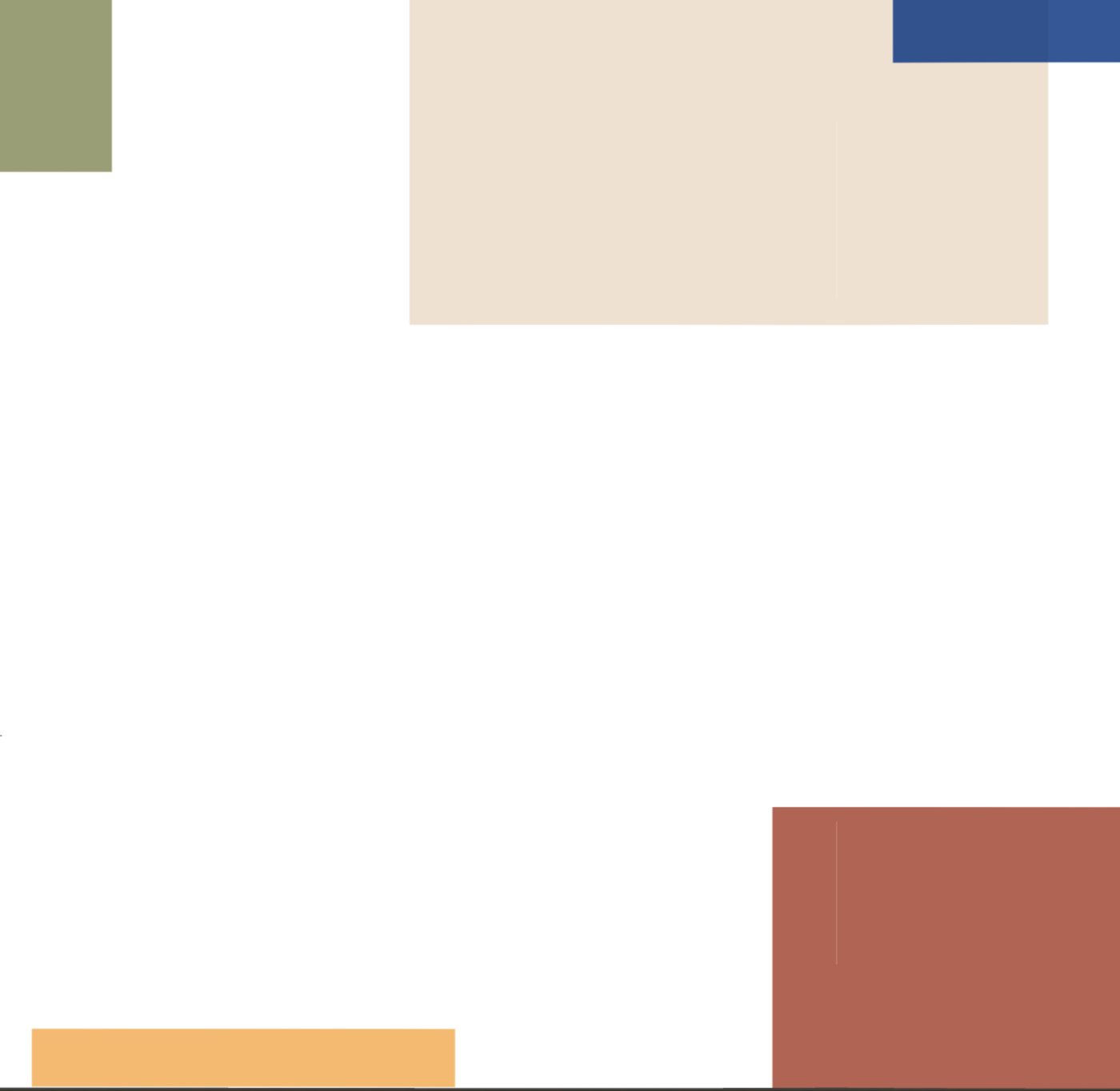 The New Routz colour palette distilled into a graphic colour-block study